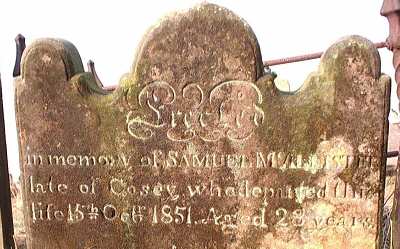 Billy Parish Graveyard - Samuel McAlister