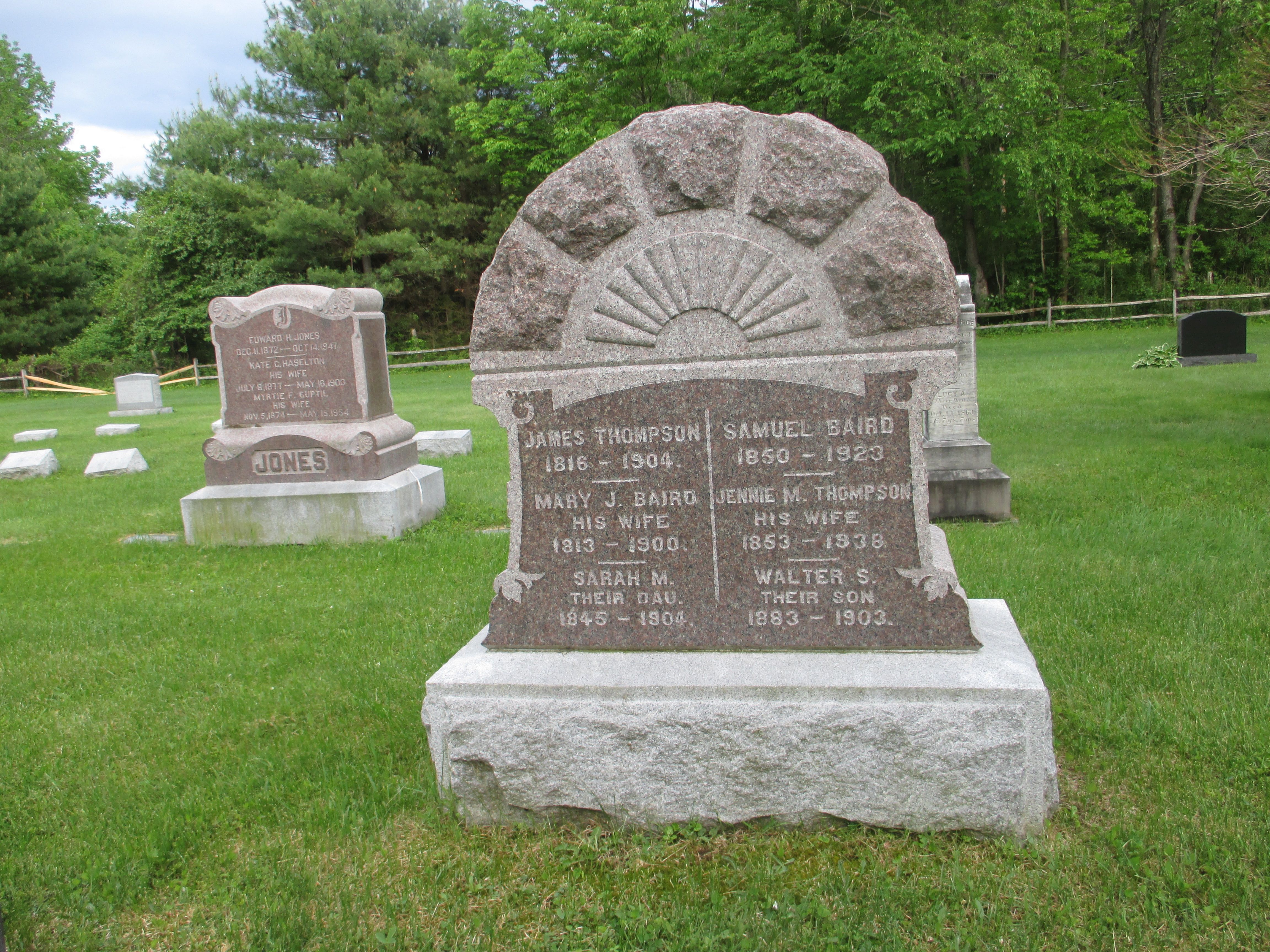 James Thompson - gravestone