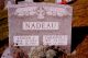 Nadeau - headstone - Calvary Cemetery, Waterbury, CT, US