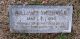 William Francis Smithwick - footstone