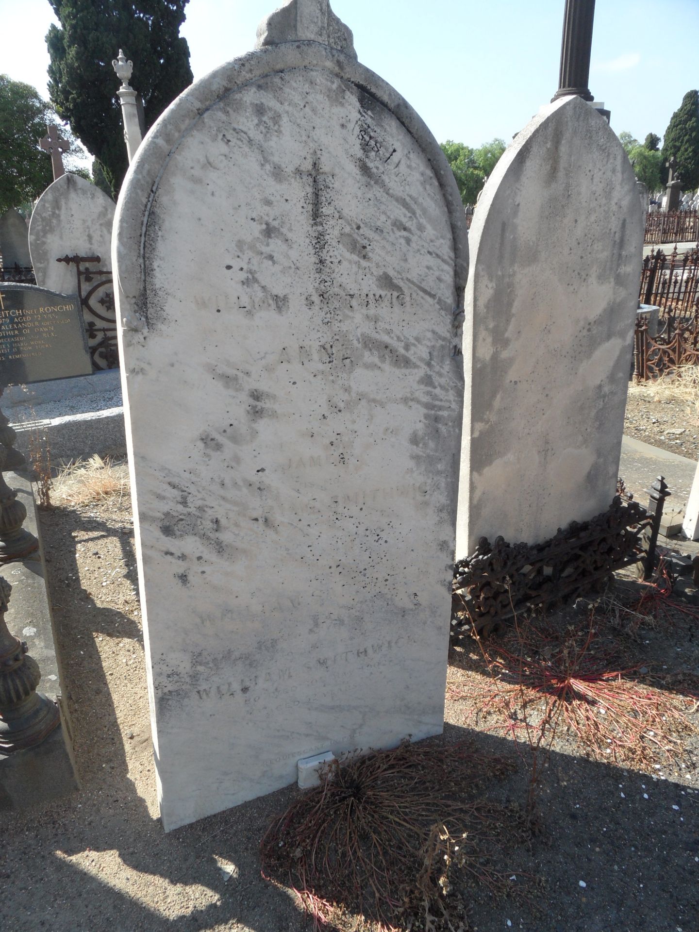 William Sarsfield Smithwick - gravestone